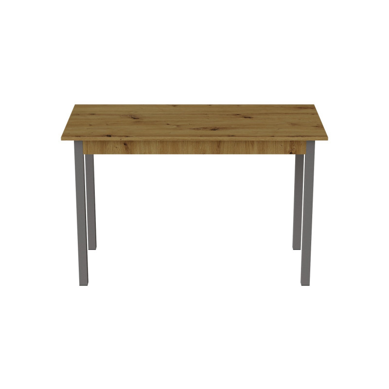Стол кухонный Ferrum-decor Марио 75x120x60 Серый ДСП Дуб Артизан 16мм (FRD-105725)