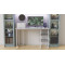 Стіл письмовий Кевін Ferrum-decor 75x100x70 Білий метал ДСП Бетон 32 мм (FRD-106565)