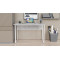 Стіл письмовий Коді Ferrum-decor 75x140x60 Білий метал ДСП Бетон 32 мм (FRD-106595)