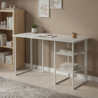 Письмовий стіл Ferrum-decor Кевін 75x120x70 білий ДСП Біле 16мм (FRD-101277)