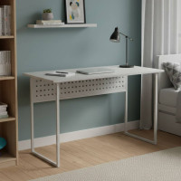 Письмовий стіл Ferrum-decor Майк 75x140x70 білий ДСП Біле 16мм (FRD-101347)