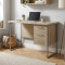 Письменный стол Ferrum-decor Гарри 76x120x70 серый ДСП Дуб Сонома 32мм (FRD-101477)
