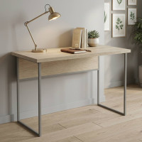 Письмовий стіл Ferrum-decor Коді 76x140x60 сірий ДСП Дуб Сонома 32мм (FRD-101677)