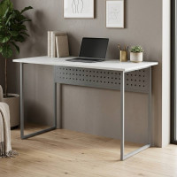 Письменный стол Ferrum-decor Майк 75x100x60 серый ДСП Белое 16мм (FRD-101767)