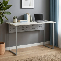 Письмовий стіл Ferrum-decor Майк 75x120x60 сірий ДСП Біле 16мм (FRD-101777)