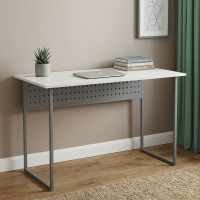 Письмовий стіл Ferrum-decor Майк 75x100x70 сірий ДСП Біле 16мм (FRD-101797)