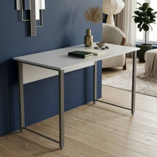 Письмовий стіл Ferrum-decor Курт 75x100x60 сірий ДСП Біле 16мм (FRD-101827)