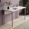 Письмовий стіл Ferrum-decor Курт 75x120x70 сірий ДСП Біле 16мм (FRD-101867)
