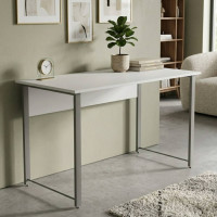 Письменный стол Ferrum-decor Курт 75x140x70 серый ДСП Белое 16мм (FRD-101877)