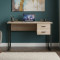 Комп'ютерний стіл Ferrum-decor Дакота 75x140x70 чорний ДСП Дуб Сан-Марино 16мм (FRD-101957)
