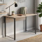 Комп'ютерний стіл Ferrum-decor Курт 75x120x60 чорний ДСП Дуб Сан-Марино 16мм (FRD-102027)