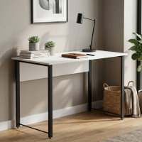 Письмовий стіл Ferrum-decor Курт 75x140x70 чорний ДСП Біле 16мм (FRD-102037)