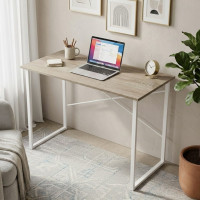 Письмовий стіл Ferrum-decor Дейв 75x120x60 білий ДСП Дуб Сонома 16мм (FRD-102147)