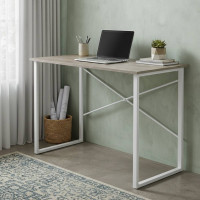 Письмовий стіл Ferrum-decor Дейв 75x140x60 білий ДСП Дуб Сонома 16мм (FRD-102157)