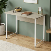 Письменный стол Ferrum-decor Курт 75x120x60 белый ДСП Дуб Сонома 16мм (FRD-102207)