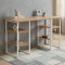 Письменный стол Ferrum-decor Карэн 75x120x60 белый ДСП Дуб Сонома 16мм (FRD-102257)
