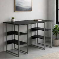 Компьютерный стол Ferrum-decor Карэн 75x120x60 серый ДСП Сосна Кембра 32мм (FRD-102427)
