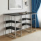 Компьютерный стол Ferrum-decor Карэн 75x140x60 серый ДСП Сосна Кембра 32мм (FRD-102437)