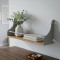Полка настенная Ferrum-decor Изи 260x500x150 металл Белый ДСП Дуб Артизан 16 мм (FRD-102917)