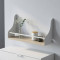 Полка настенная Ferrum-decor Изи 260x700x150 металл Белый ДСП Сонома 16 мм (FRD-102957)