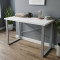 Письменный стол Ferrum-decor Драйв 750x1200x700 Серый металл ДСП Белое 32 мм (FRD-103387)