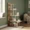 Этажерка Ferrum-decor Стелла 1600x1020x300 Белый металл ДСП Дуб Сан-Марино (FRD-103467)
