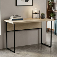Письмовий стіл Ferrum-decor Коді 76x120x60 чорний ДСП Дуб Сонома 32мм (FRD-103747)