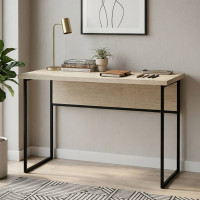 Письменный стол Ferrum-decor Коди 76x140x60 черный ДСП Дуб Сонома 32мм (FRD-103757)