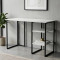 Письмовий стіл Ferrum-decor Кевін 75x120x70 чорний ДСП Біле 16мм (FRD-103827)