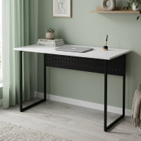 Письменный стол Ferrum-decor Майк 75x100x60 черный ДСП Белое 16мм (FRD-103847)