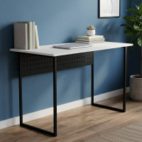 Письмовий стіл Ferrum-decor Майк 75x120x70 чорний ДСП Біле 16мм (FRD-103887)