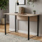 Комп'ютерний стіл Ferrum-decor Курт 75x120x70 чорний ДСП Дуб Сан-Марино 16мм (FRD-103937)