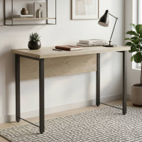 Письмовий стіл Ferrum-decor Курт 76x140x70 чорний ДСП Дуб Сонома 32мм (FRD-103947)