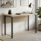 Письмовий стіл Ferrum-decor Курт 76x140x70 чорний ДСП Дуб Сонома 32мм (FRD-103947)
