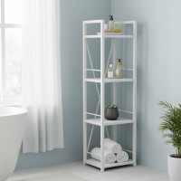 Етажерка 4/34 Ferrum-decor Серії Конект 120x34x28 білий ДСП Біле 16мм (FRD-104277)
