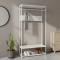 Вешалка напольная модульная Ferrum-decor Трелис 15 180x90x38 белый ДСП Белое 16мм (FRD-104367)