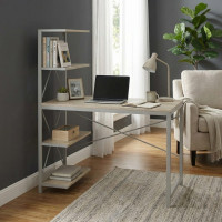 Комп'ютерний стіл Ferrum-decor Джек 75x140x60 Сірий ДСП Сонома (FRD-104417)