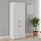 Шкаф Анжело Ferrum-decor на 5 полок с 4 дверями 1900x700x380 ДСП Белое 16 мм (FRD-105037)