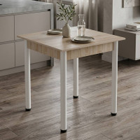 Стол кухонный Ferrum-decor Агата 75x80x80 Белый ДСП Сан-Марино 16мм (FRD-105635)