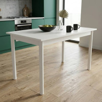 Стол кухонный Ferrum-decor Бенита 75x120x70 Белый ДСП Белое 16мм (FRD-106275)