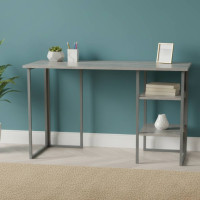 Стіл письмовий Кевін Ferrum-decor 75x100x60 Сірий метал ДСП Бетон 16 мм (FRD-106545)