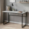 Стіл письмовий Коді Ferrum-decor 75x120x60 Чорний метал ДСП Бетон 16 мм (FRD-106585)
