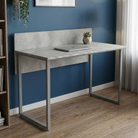 Стіл письмовий Скай Ferrum-decor 75x140x60 Сірий метал ДСП Бетон 16 мм (FRD-106665)
