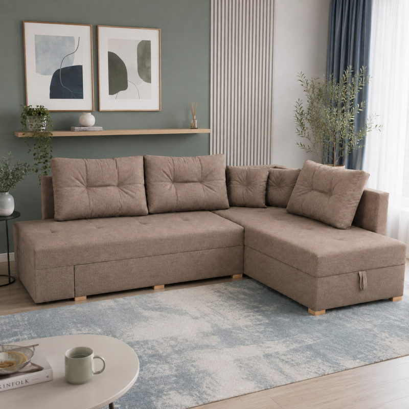 Диван ортопедичний поворотний Мекко Mercury 3000*2150 Lux тканина Bagama 33 (MEK-161091)
