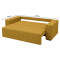 Ортопедичний диван Мекко Bono 2600*960 Bonel Standart Hard Plus III категорія Austin 11 Curcuma (MEK-161402)