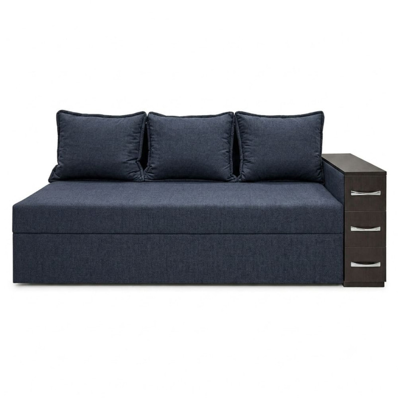 Ортопедичний диван Мекко Compact 2200×960 Lux III категорія Austin 15 Deep Blue (MEK-161622)