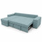 Кутовий ортопедичний диван Мекко Epoh 3000х1800 Bonel Standart Hard Plus IV категорія Bestseller Pale Aqua (MEK-161602)