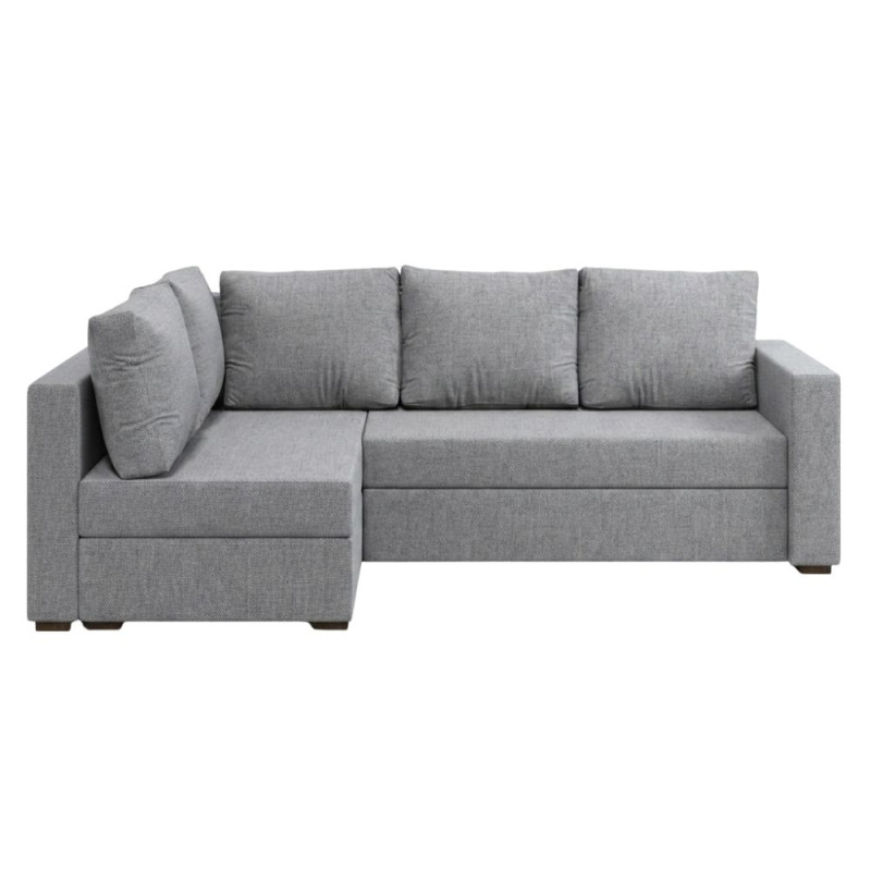 Кутовий ортопедичний диван Мекко Lincoln 2400*1500 Bonel Standart Hard Plus III категорія Austin 18 Grey (MEK-161272)