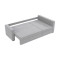 Кутовий ортопедичний диван Мекко Lincoln 2400*1500 Bonel Standart Hard Plus III категорія Austin 18 Grey (MEK-161272)