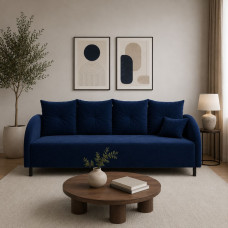 Диван Мекко Milly 2100х860 Ergo II категорія Allure Premium Navy (MEK-161442)